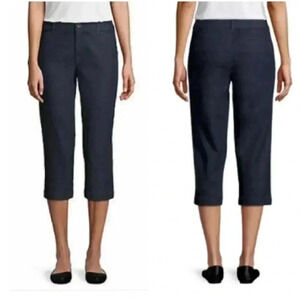 St.John's Bay | black secretly slender mid rise capri